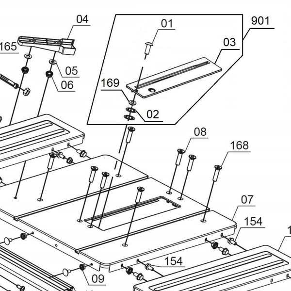 Ozito Table Saw Insert
