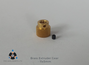 3D Printer Brass Extruder Gear NZ