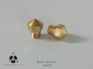 MK10 Brass 3D Printer Nozzle NZ