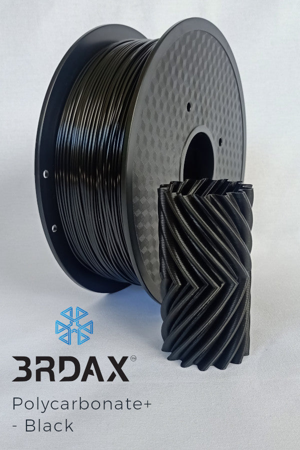 3RDAX Polycarbonate+ Black 3D Filament