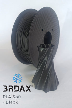 3RDAX PLA Soft Black 3D Filament