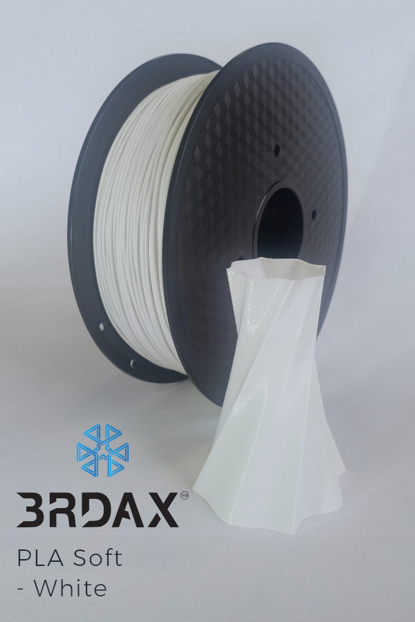 3RDAX PLA Soft White 3D Filament