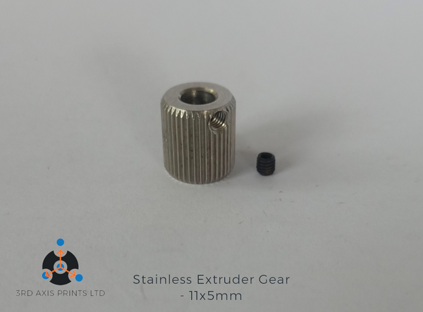 3D Printer Stainless Extruder Gear NZ
