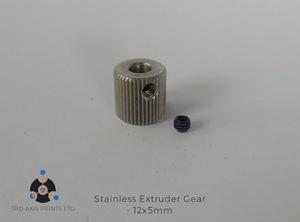 3D Printer Stainless Extruder Gear NZ