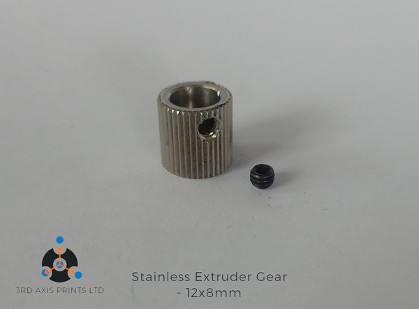 3D Printer Stainless Extruder Gear NZ